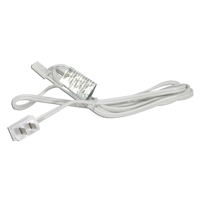 American Lighting ALC-PC6-WH 6 Foot Grounded Power Cord