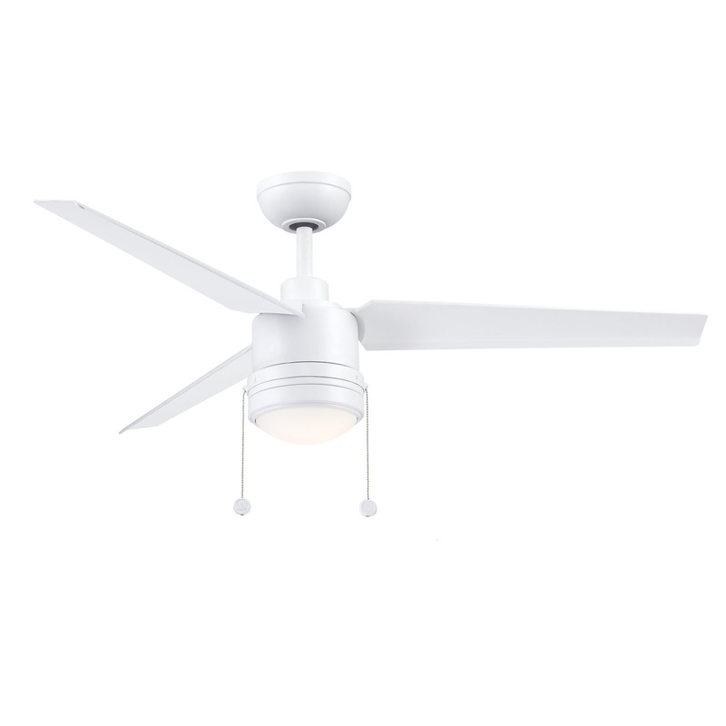 Fanimation FPD7619MWW PC/DC L 52" Ceiling Fan Matte White