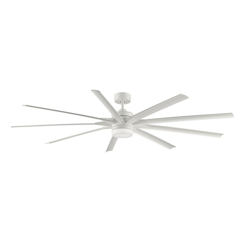Fanimation FPD8148MW-220 Odyn 84 84" Ceiling Fan Matte White (Discontinued)