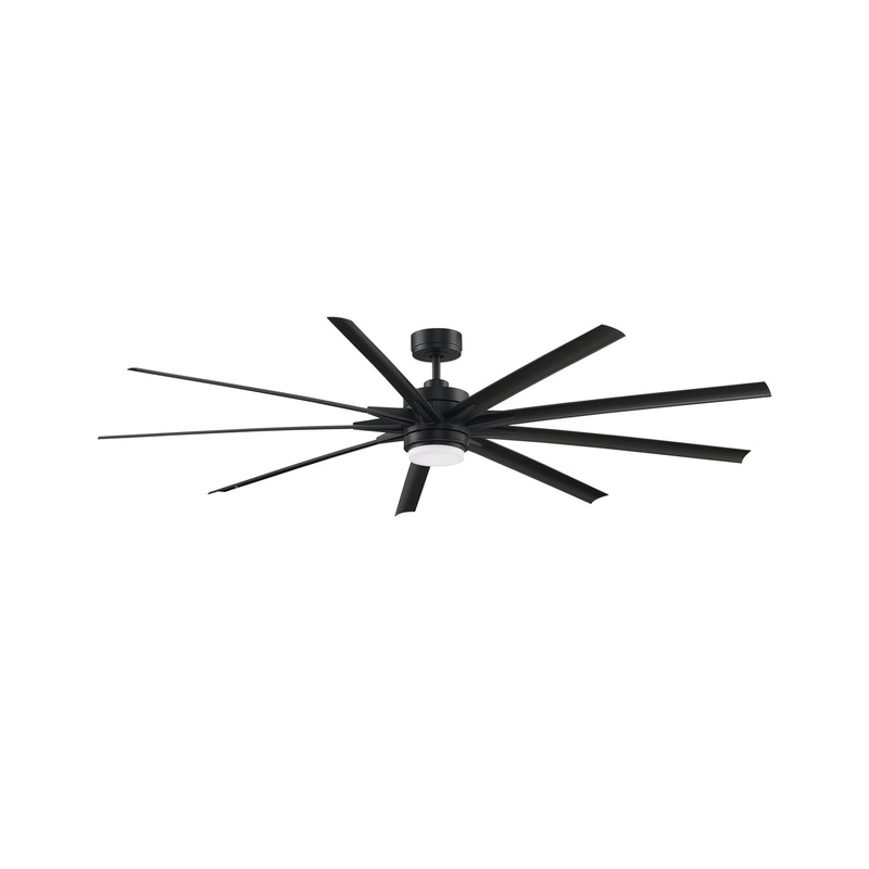 Fanimation FPD8159BLW Odyn 84 84" Ceiling Fan Black