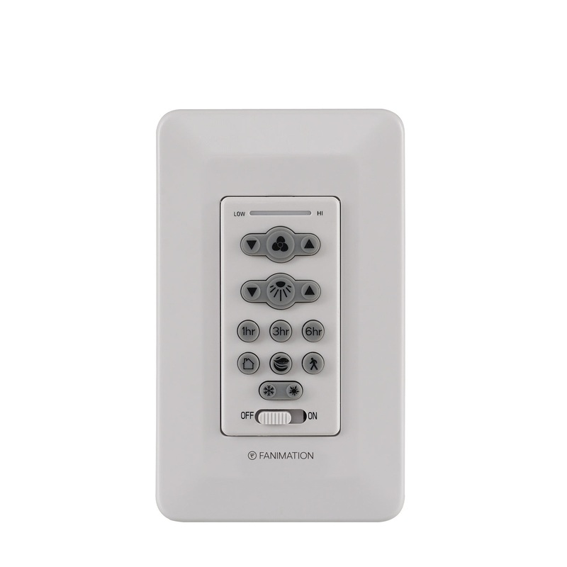 Fanimation TW206 Controls Wall Control Reversing White