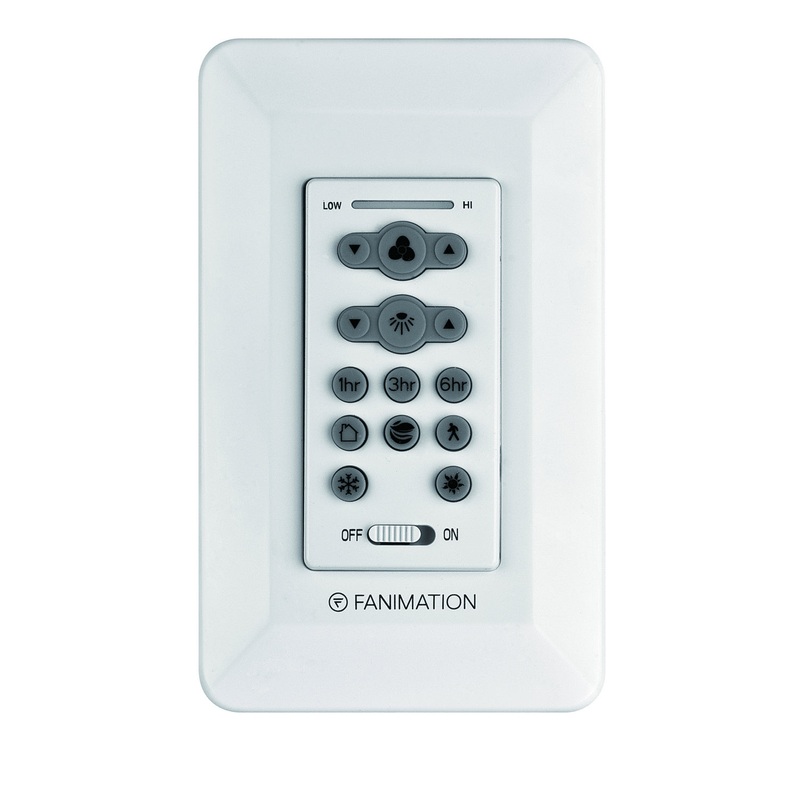 Fanimation TW206D Controls Wall Control Reversing White