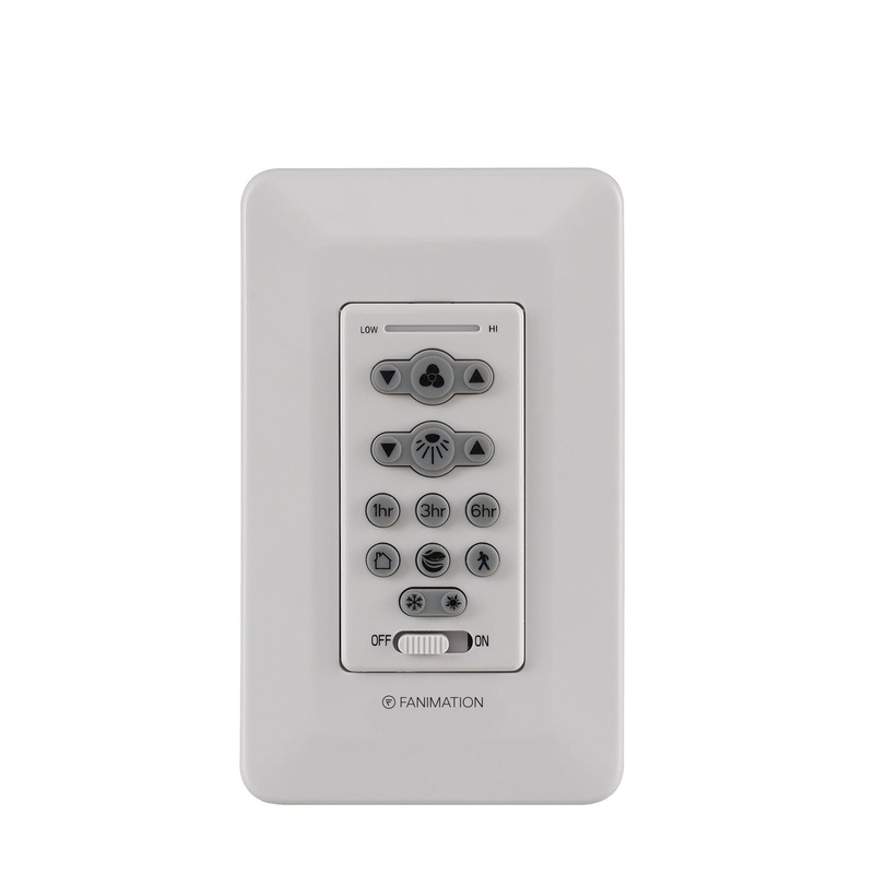 Fanimation TW306 Controls Wall Control Matte White