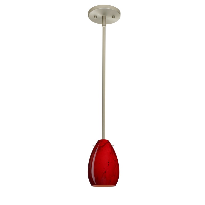 Besa 1TT-1713MA-SN Pera One Light Pendant Satin Nickel (Discontinued)