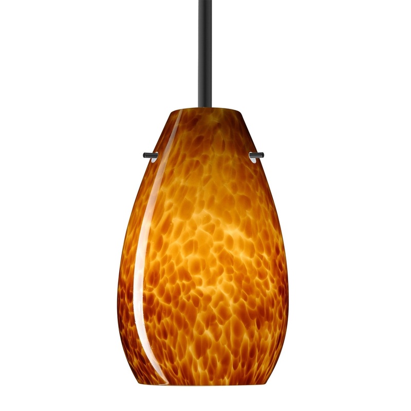 Besa 1TT-412618-LED-BK Besa Pera 9 Stem Pendant LED Pendant Black