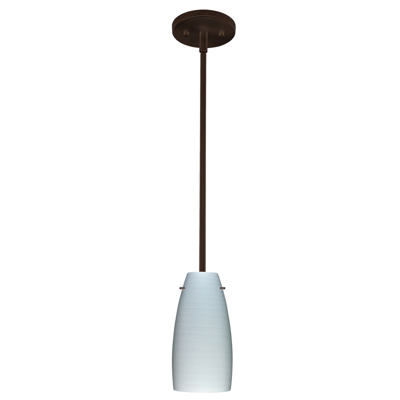 Besa 1TT-1512KR-BR Tao One Light Pendant Bronze