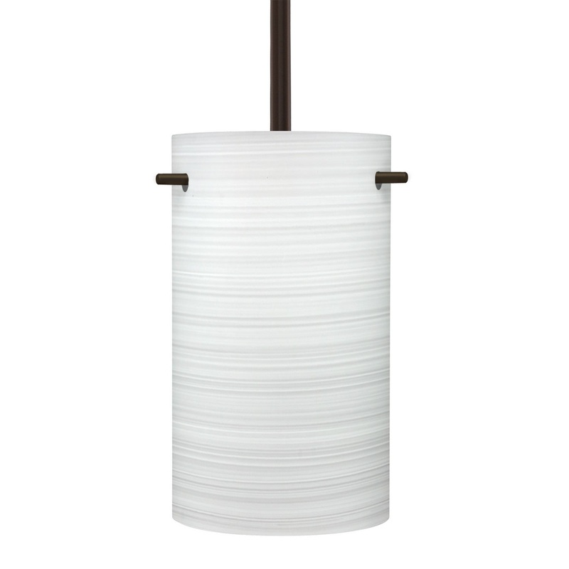 Besa 1TT-4005KR-BR Besa Tamburo 5 Stem Pendant One Light Pendant Bronze