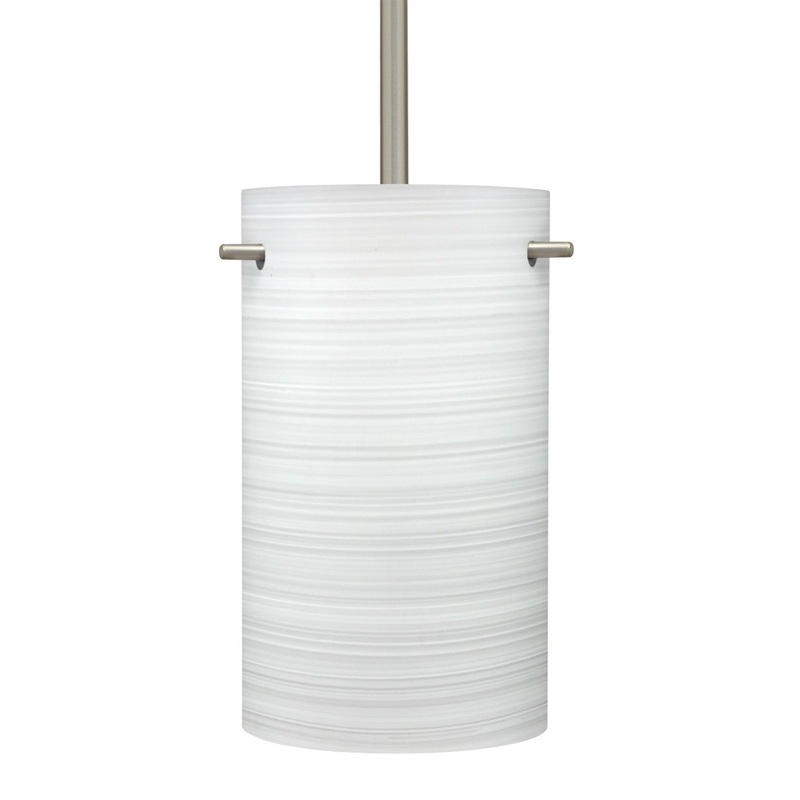 Besa 1TT-4005KR-SN Besa Tamburo 5 Stem Pendant One Light Pendant Black