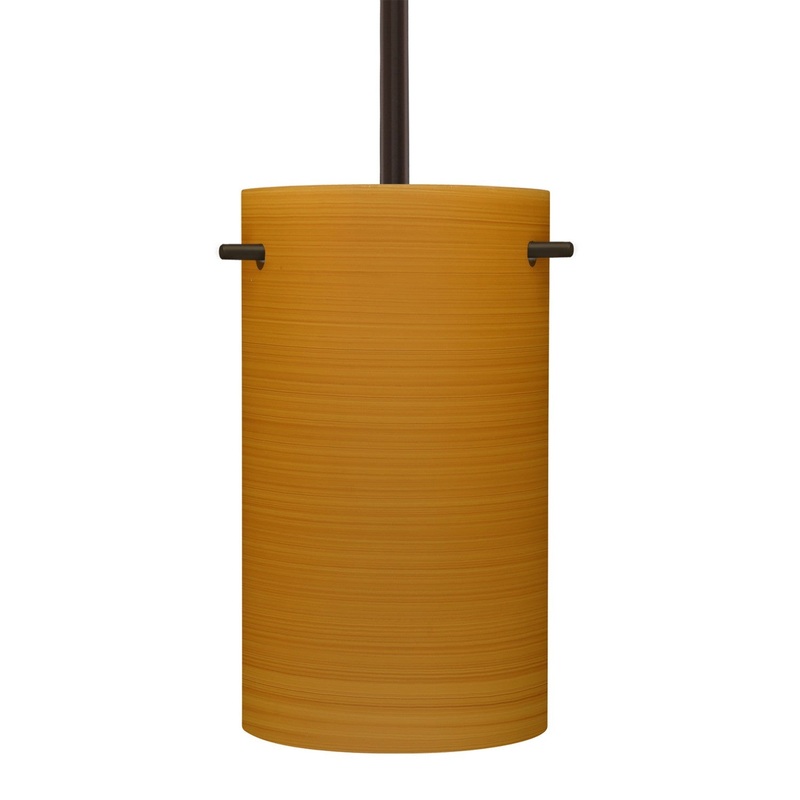 Besa 1TT-4005OK-BR Besa Tamburo 5 Stem Pendant One Light Pendant Bronze