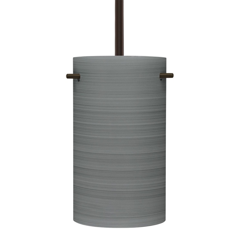 Besa 1TT-4005TN-LED-BR Besa Tamburo 5 Stem Pendant LED Pendant Bronze