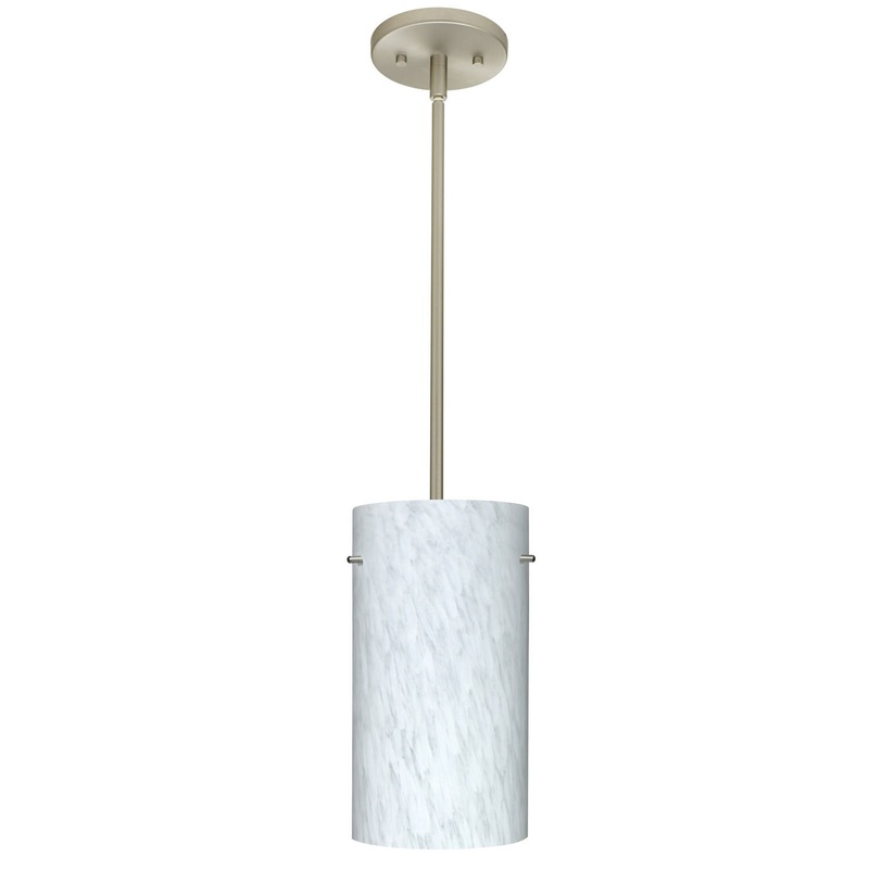 Besa 1TT-412019-SN Tondo One Light Pendant Satin Nickel