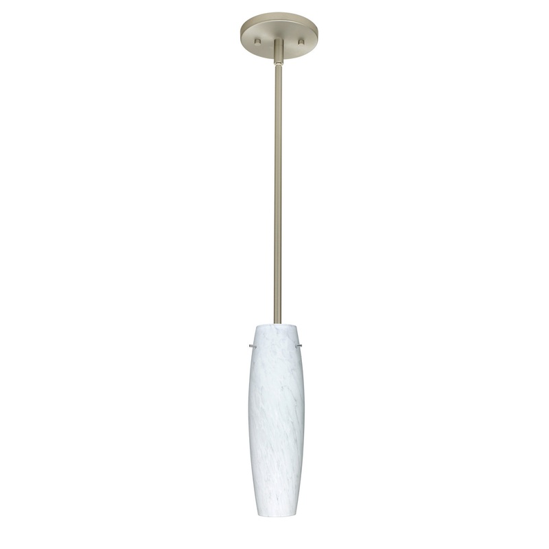 Besa 1TT-412119-MED-SN Tu Tu One Light Pendant Satin Nickel