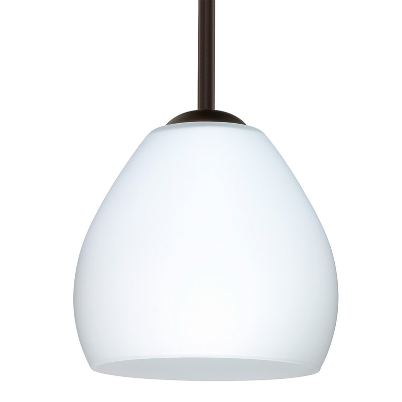 Besa 1TT-412207-LED-BR Besa Bolla Stem Pendant LED Pendant Bronze