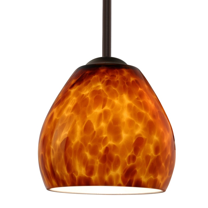 Besa 1TT-412218-LED-BR Besa Bolla Stem Pendant LED Pendant Bronze