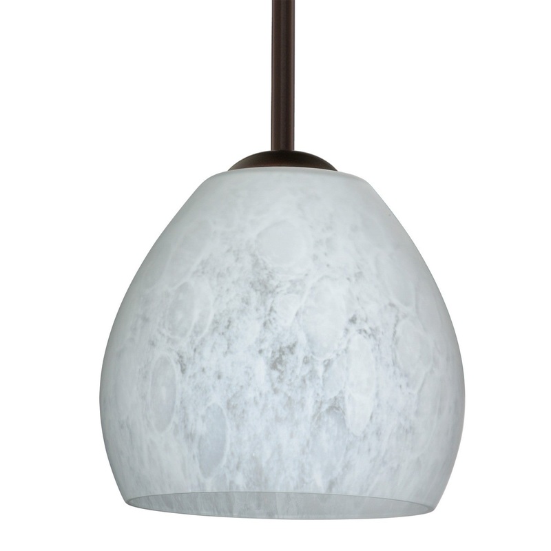 Besa 1TT-412219-LED-BR Besa Bolla Stem Pendant LED Pendant Bronze