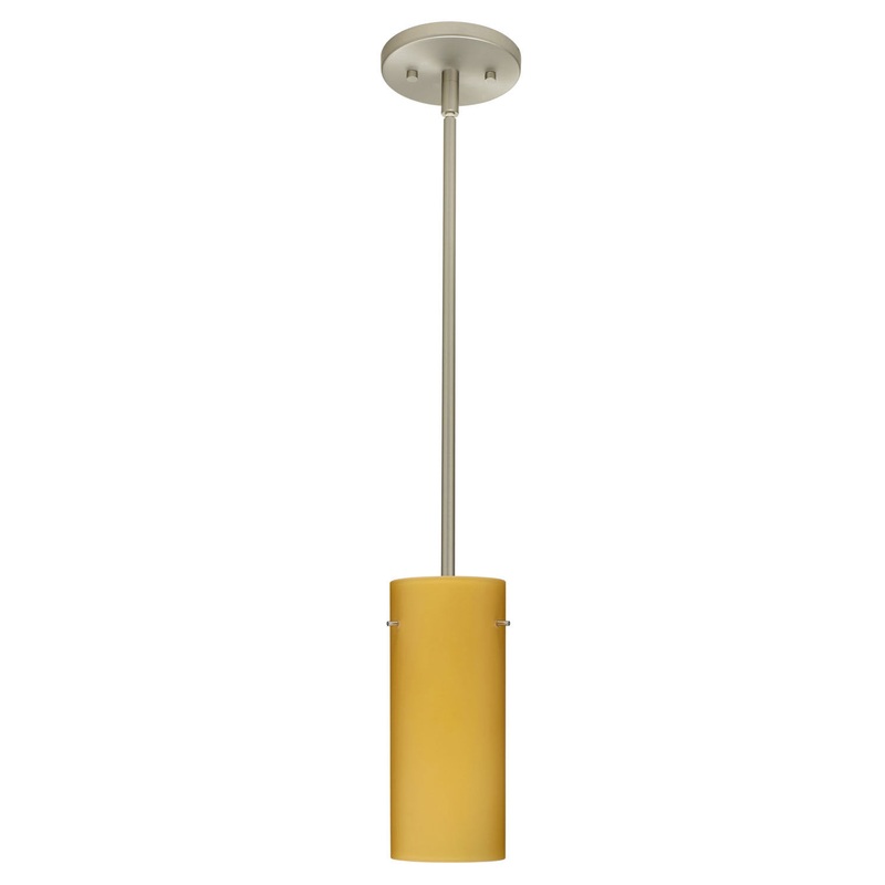 Besa 1TT-4123VM-SN Stilo One Light Pendant Satin Nickel