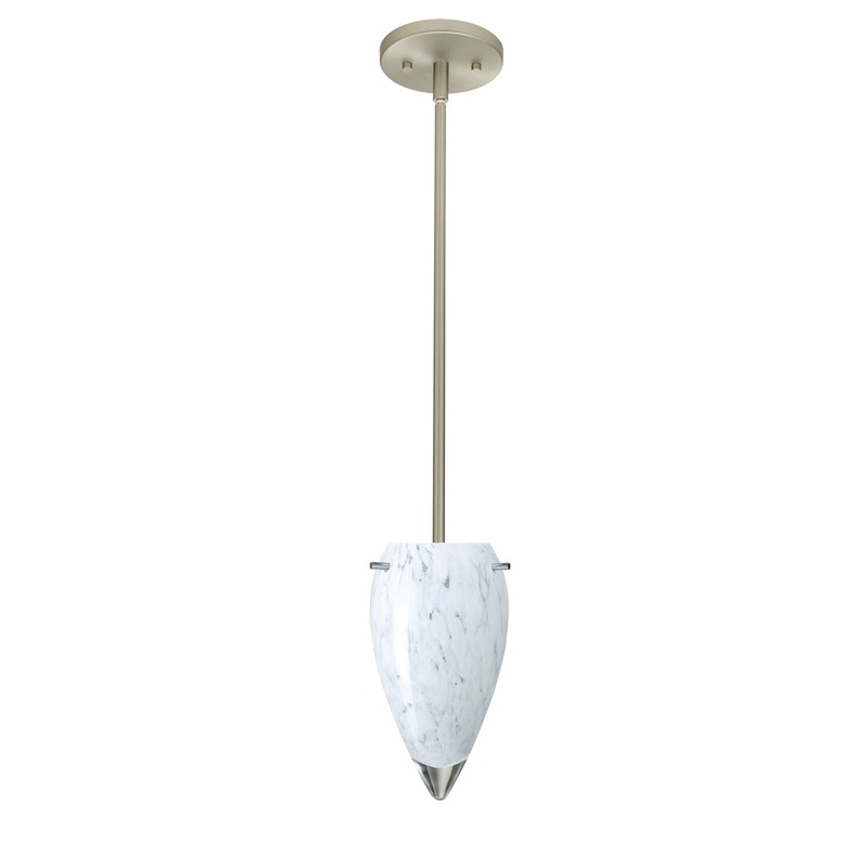 Besa 1TT-412519-SN Juli One Light Pendant Satin Nickel (Discontinued)