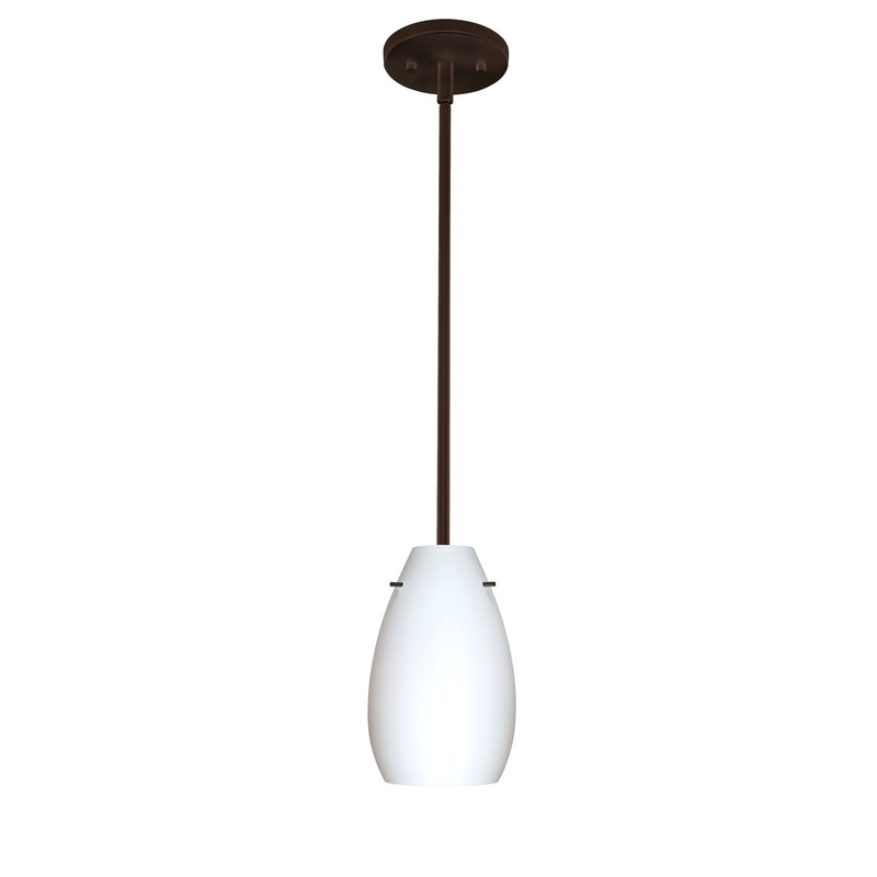 Besa 1TT-412607-BR Pera One Light Pendant Bronze