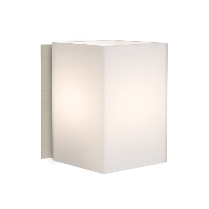 Besa 1SW-TITO07-LED-SN Tito LED Wall Sconce Satin Nickel