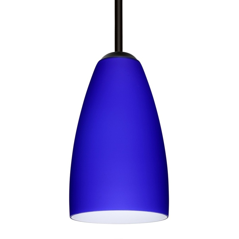 Besa 1TT-1511CM-BK Besa Riva 9 Pendant One Light Pendant Black