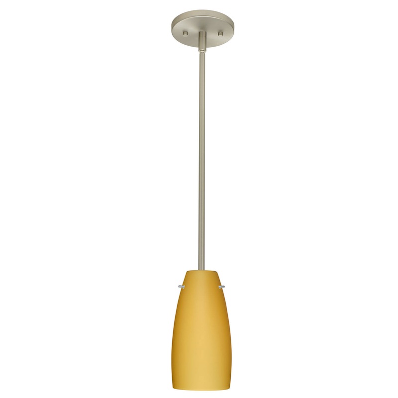 Besa 1TT-1512VM-SN Tao One Light Pendant Satin Nickel (Discontinued)