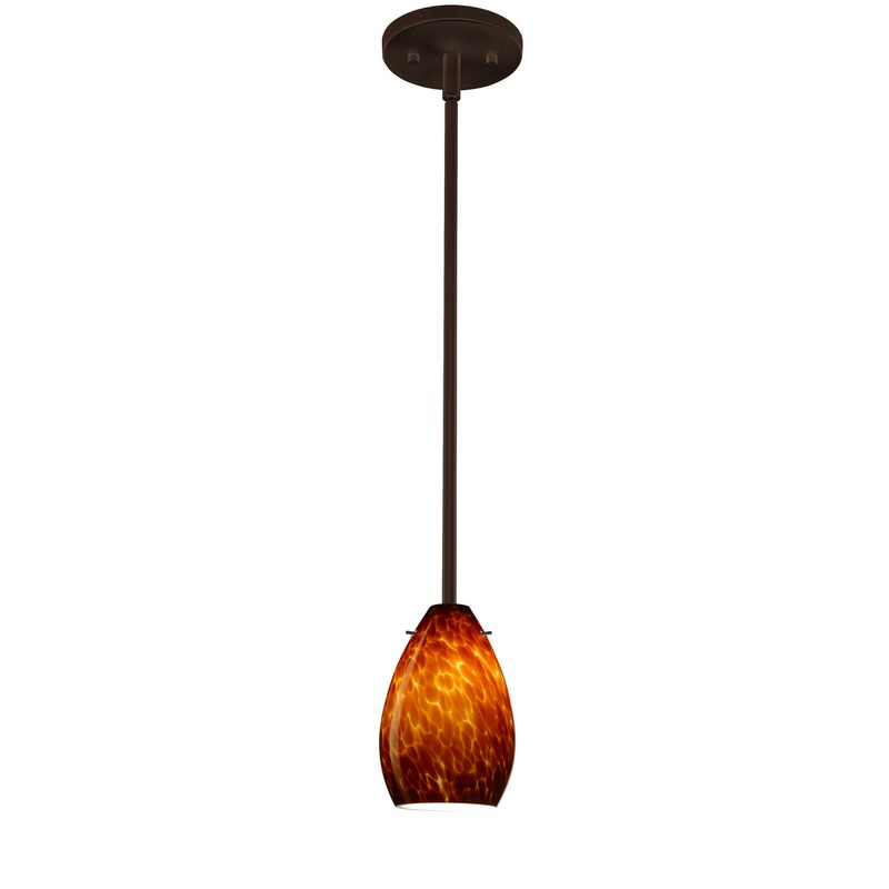 Besa 1TT-171318-HAL-BR Pera One Light Pendant Bronze (Discontinued)