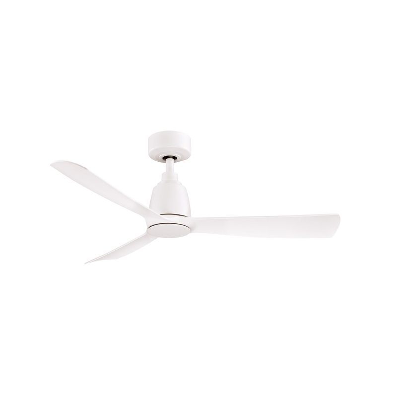 Fanimation FPD8547MW Kute 44 44" Ceiling Fan Matte White