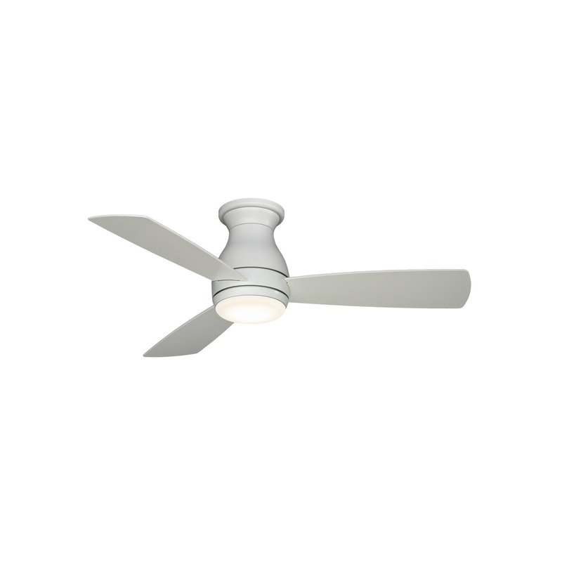 Fanimation FPS8332MWW-220 Hugh 44 44" Ceiling Fan Matte White (Discontinued)