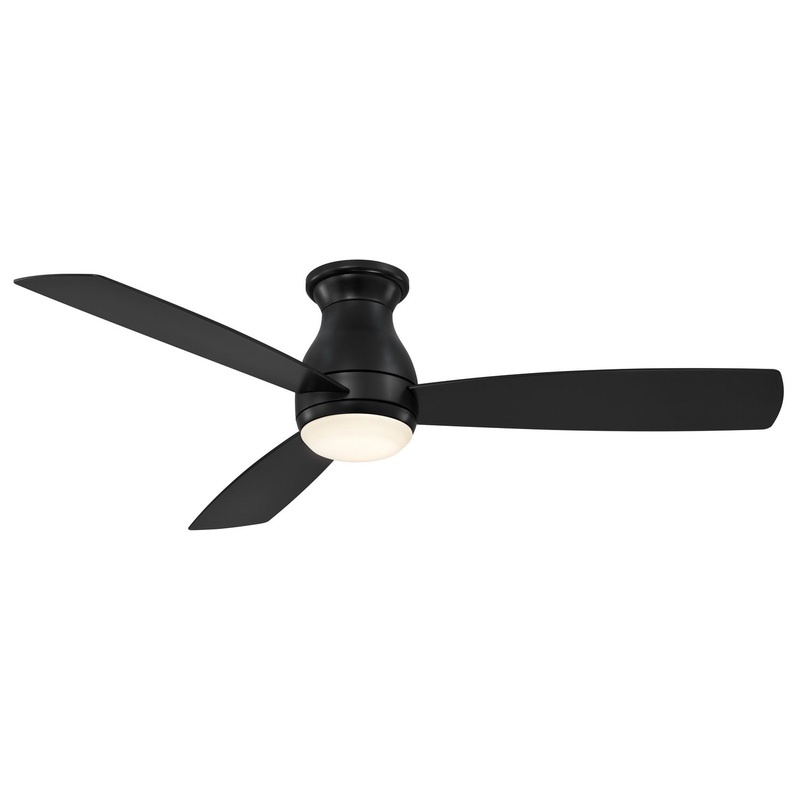 Fanimation FPS8355BBLW Hugh 52 52" Ceiling Fan Black