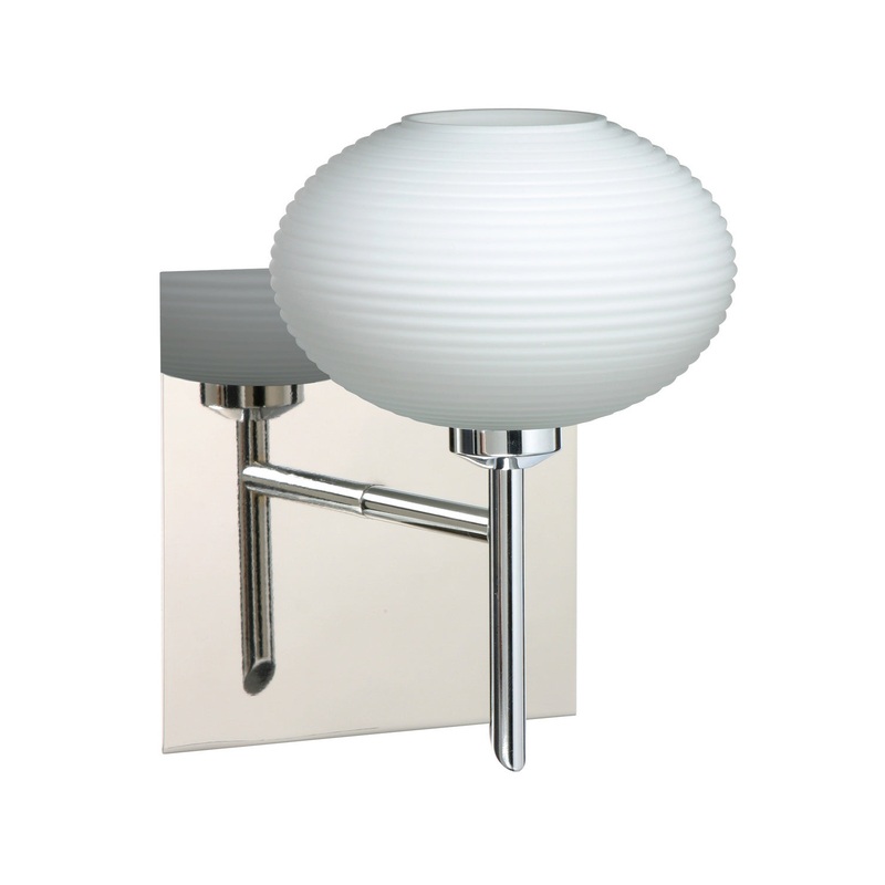 Besa 1SW-561207-CR-SQ Lasso One Light Wall Sconce Chrome