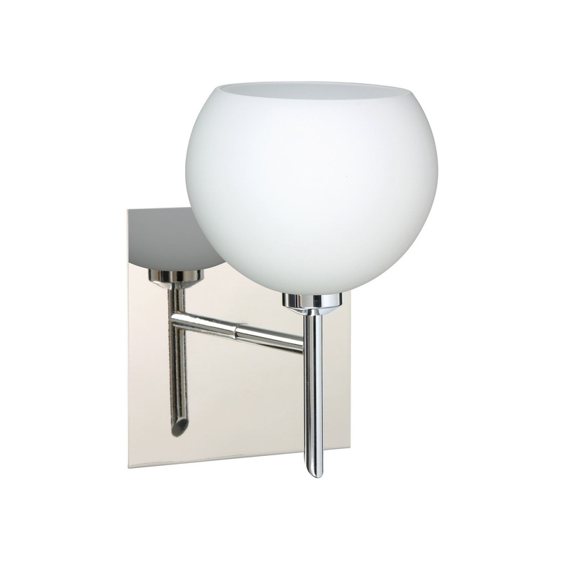 Besa 1SW-565807-CR-SQ Palla One Light Wall Sconce Chrome