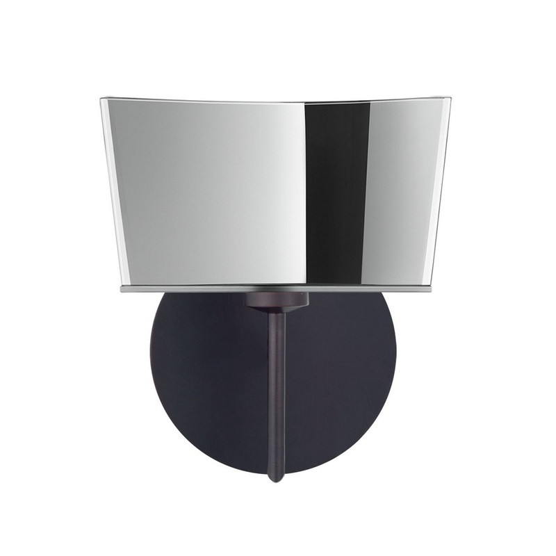 Besa 1SW-6773MR-BR Groove One Light Wall Sconce Bronze (Discontinued)