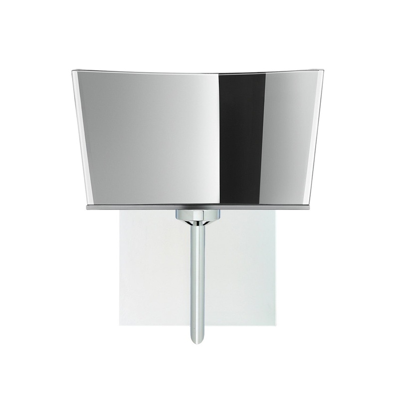 Besa 1SW-6773MR-CR-SQ Groove One Light Wall Sconce Chrome (Discontinued)