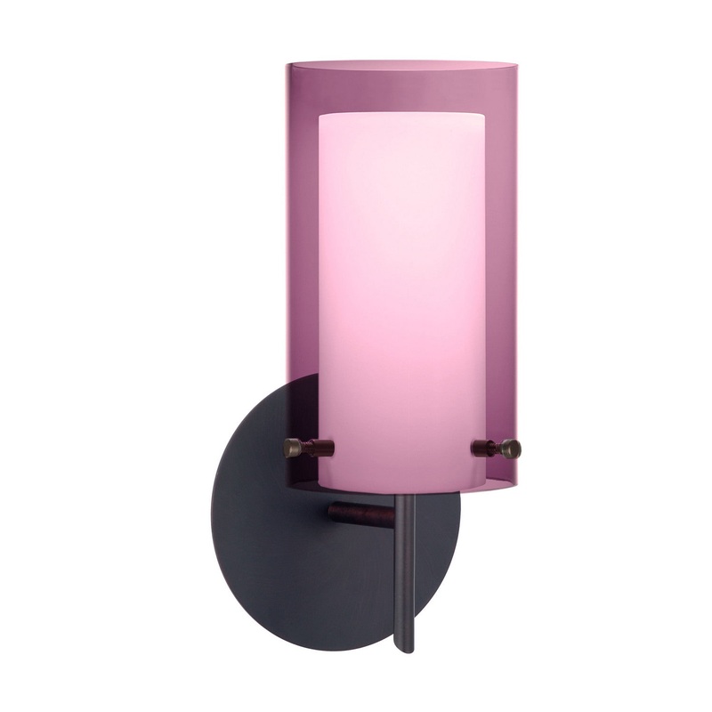 Besa 1SW-A44007-BR Pahu One Light Wall Sconce Bronze