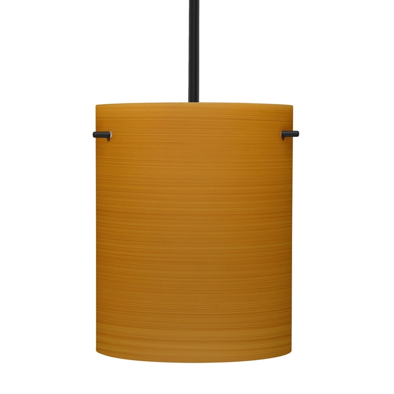 Besa 1TT-4006OK-LED-BK Besa Tamburo 8 Stem Pendant LED Pendant Black