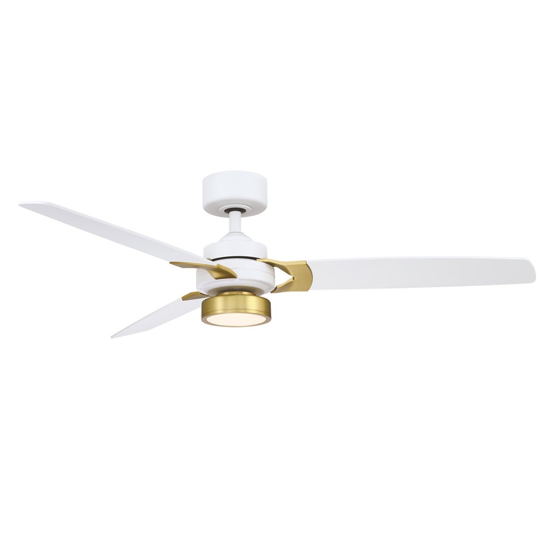 Fanimation FP7634MWBS Amped 52" Ceiling Fan Matte White