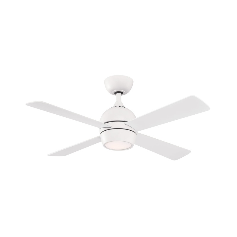 Fanimation FP7644MW Kwad 44 44" Ceiling Fan Matte White