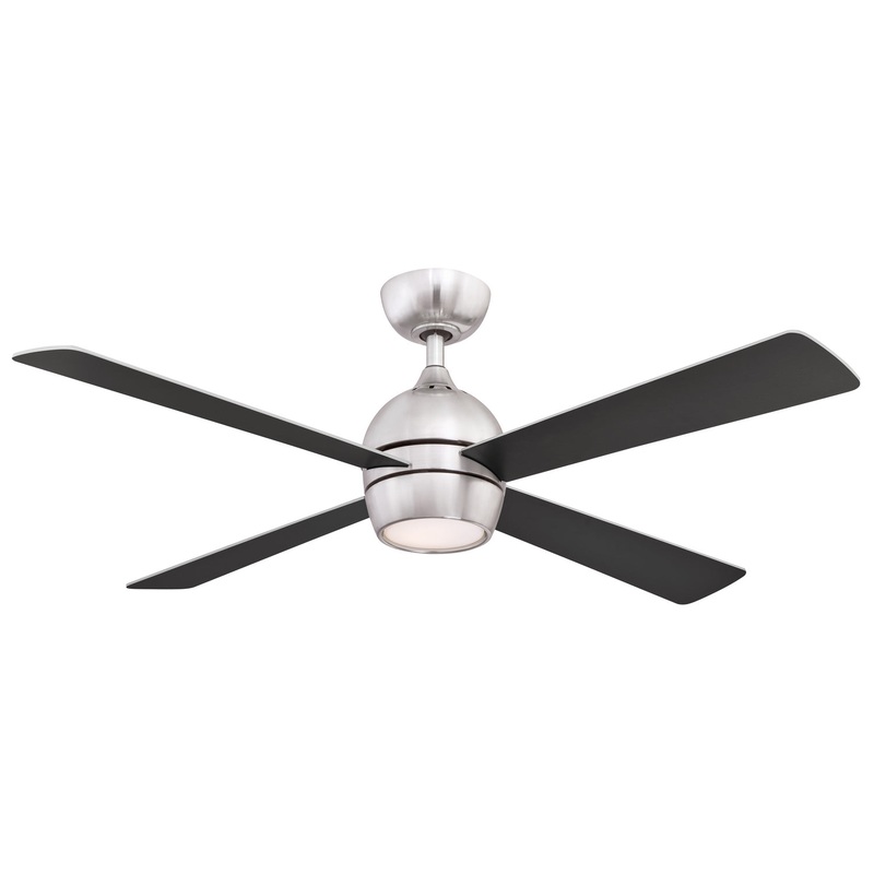 Fanimation FP7652BN Kwad 52 52" Ceiling Fan Brushed Nickel