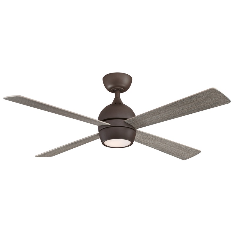 Fanimation FP7652GR Kwad 52 52" Ceiling Fan Matte Greige