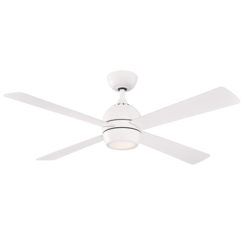 Fanimation FP7652MW Kwad 52 52" Ceiling Fan Matte White