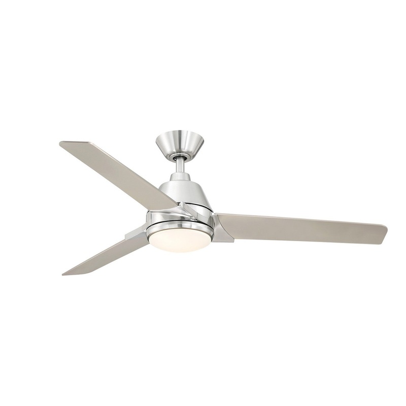 Fanimation FP8406BN Pyramid 52"Ceiling Fan Brushed Nickel