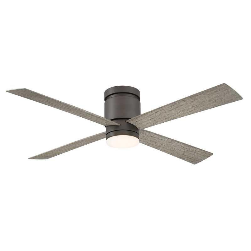 Fanimation FPS8553GR Kwartet 52" Ceiling Fan Matte Greige