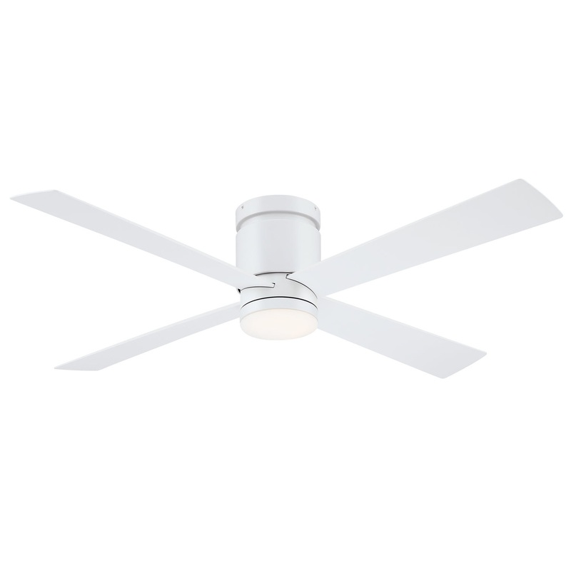 Fanimation FPS8553MW Kwartet 52" Ceiling Fan Matte White