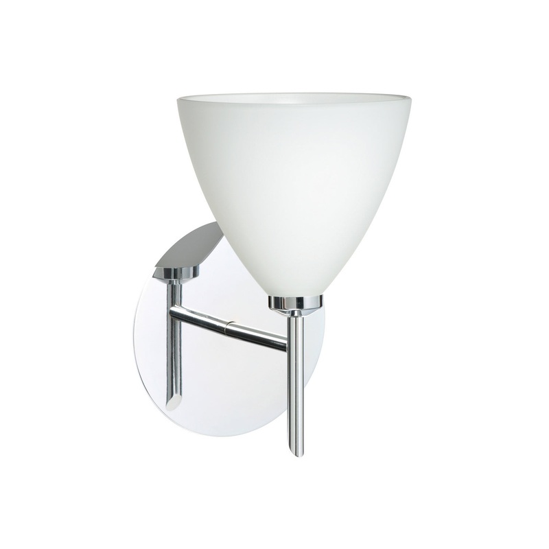 Besa 1SW-177907-CR Mia One Light Wall Sconce Chrome