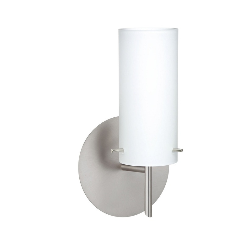Besa 1SW-440307-SN Copa One Light Wall Sconce Satin Nickel