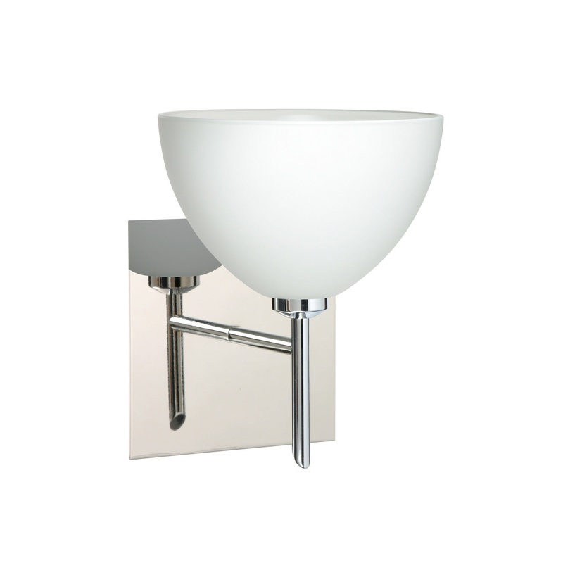 Besa 1SW-467907-CR-SQ Brella One Light Wall Sconce Chrome