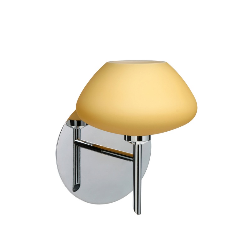 Besa 1SW-5410VM-CR Peri One Light Wall Sconce Chrome