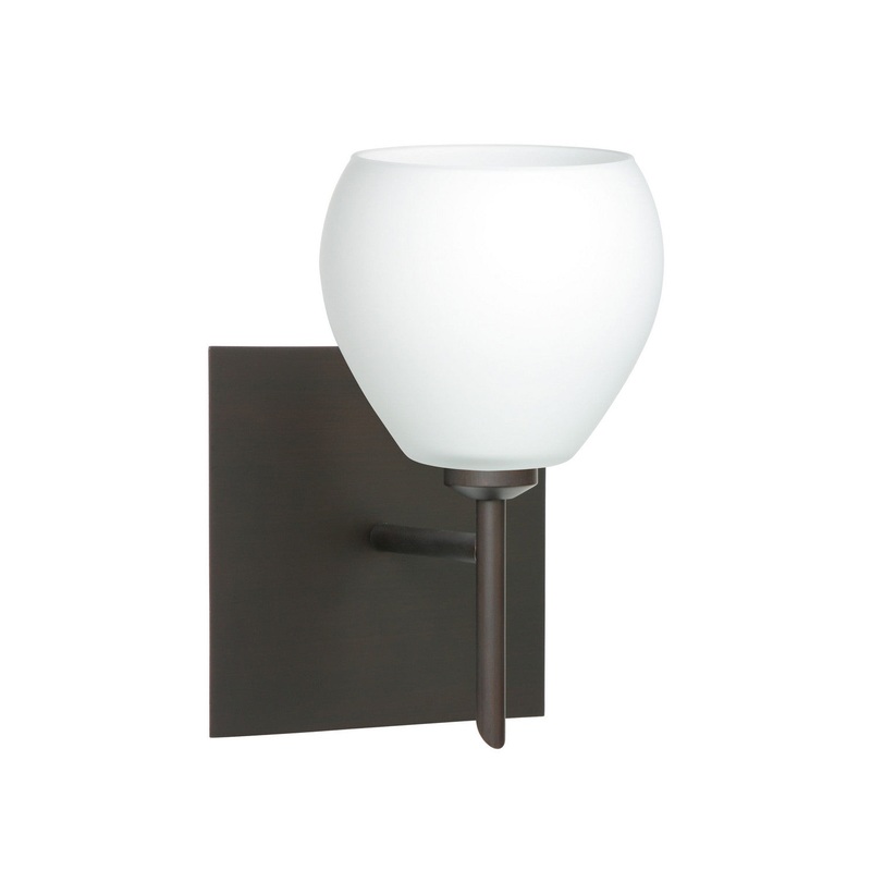 Besa 1SW-560507-BR-SQ Tay Tay One Light Wall Sconce Bronze