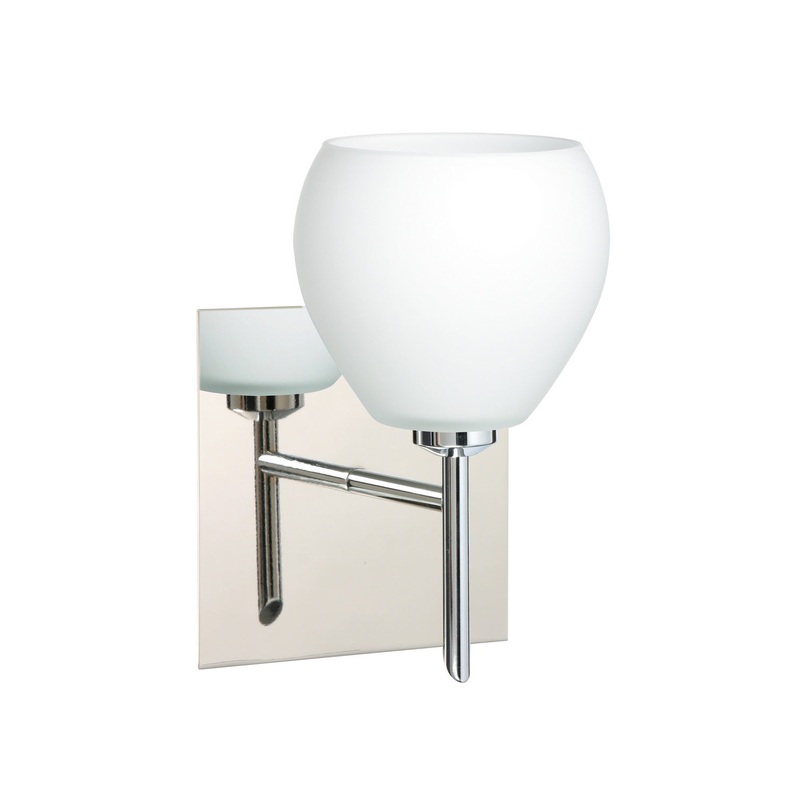 Besa 1SW-560507-CR-SQ Tay Tay One Light Wall Sconce Chrome