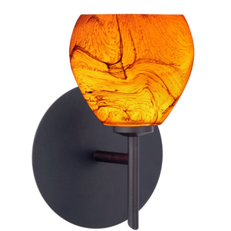 Besa 1SW-5605HB-BR Tay Tay One Light Wall Sconce Bronze